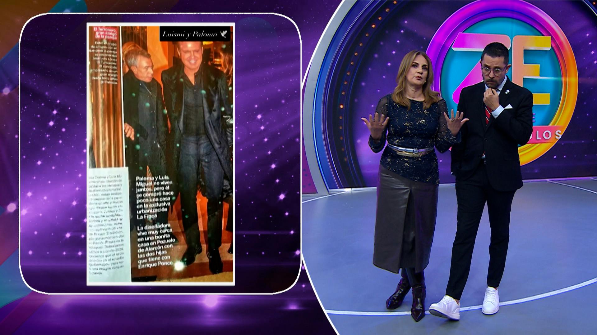 ¿Enamoradísimos? Así captaron a Luis Miguel y Paloma Cuevas saliendo de un restaurante en Madrid