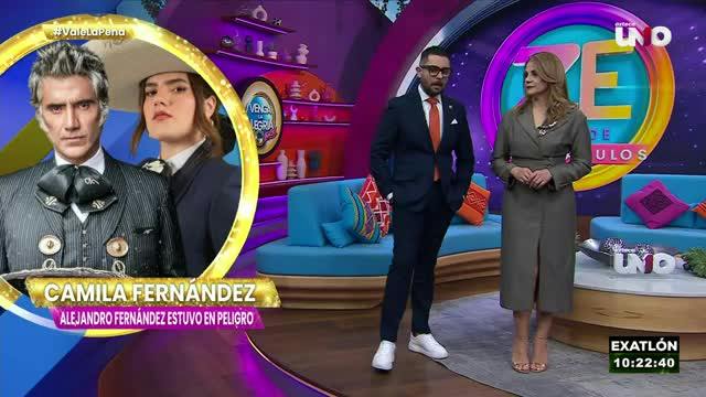 Camila Fernández confirma la pronta recuperación de Alejandro Fernández tras cirugía de apéndice