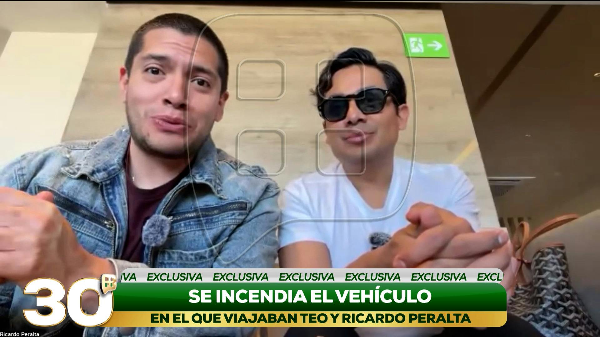 Exclusiva: Pepe y Teo escapan de incendio en carretera rumbo a Mexicali
