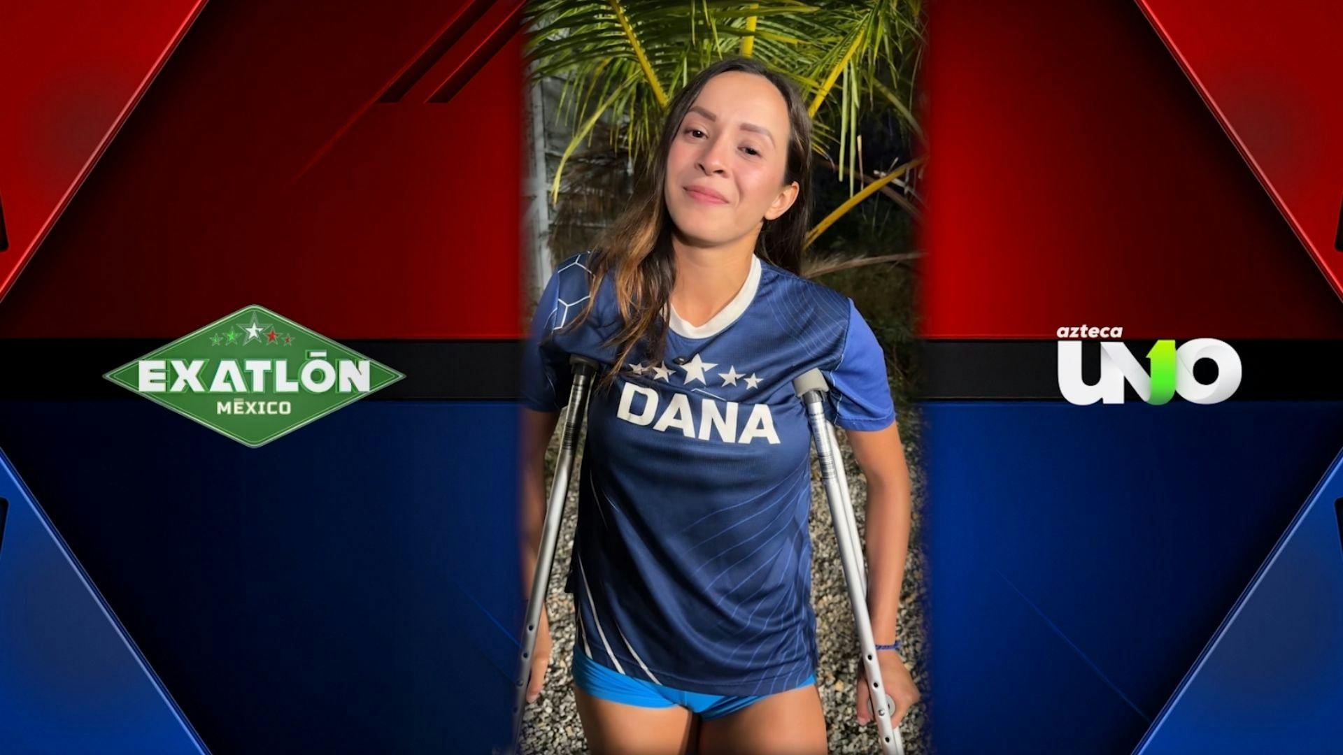 “Me duele dejar a mi equipo”: Dana habla tras ser eliminada HOY en Exatlón México por lesión