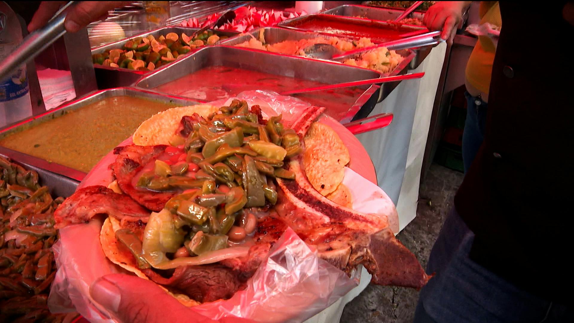 Los mejores tacos de bistec en el Centro de la Ciudad de México