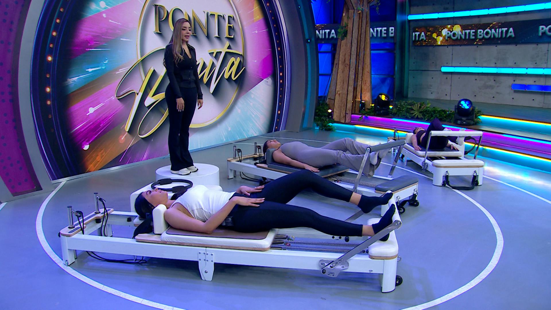 ¡Kristal Silva y Tabata Jalil hace una muestra del pilates reformer en Ponte Bonita!