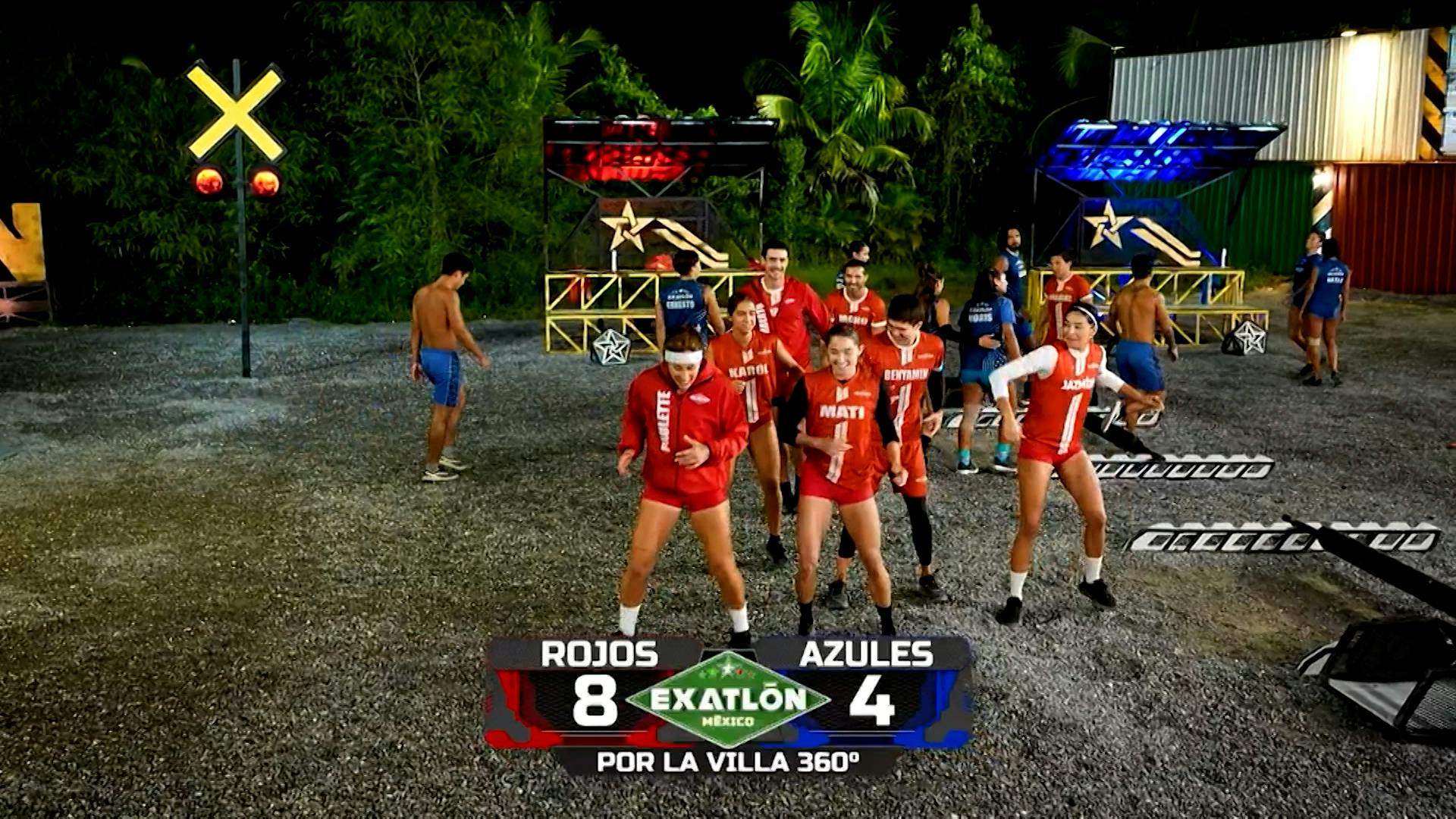 ¡Mati y los escarlatas presumen una contundente victoria en el Exatlón!
