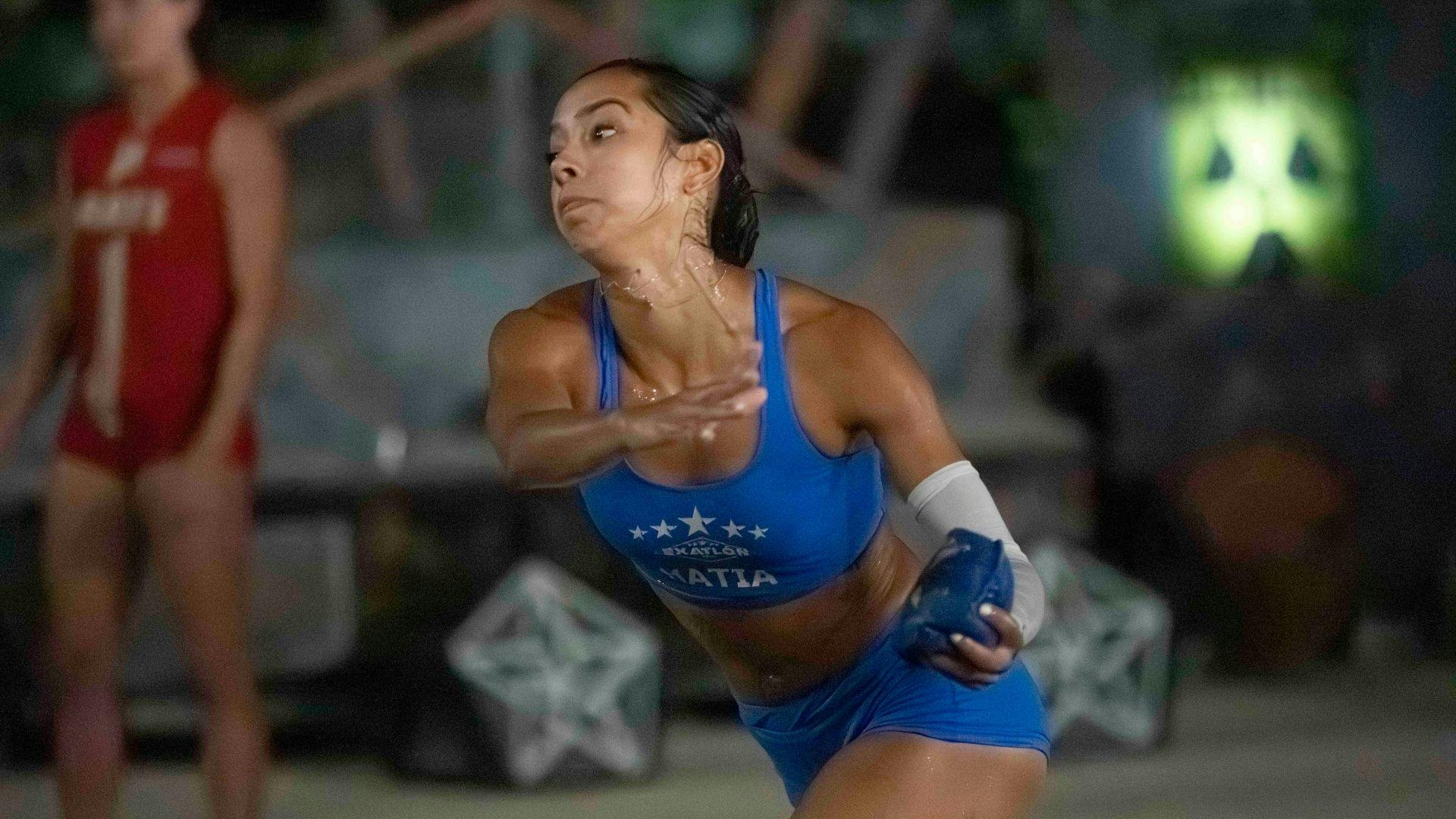 Katia sufre fuerte golpe en Exatlón México y detiene la competencia por La Villa 360