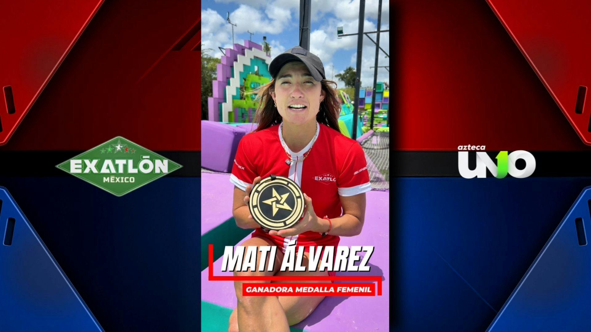 Histórico en Exatlón México: Mati Álvarez conquista su séptima medalla y ya no podrá competir por más