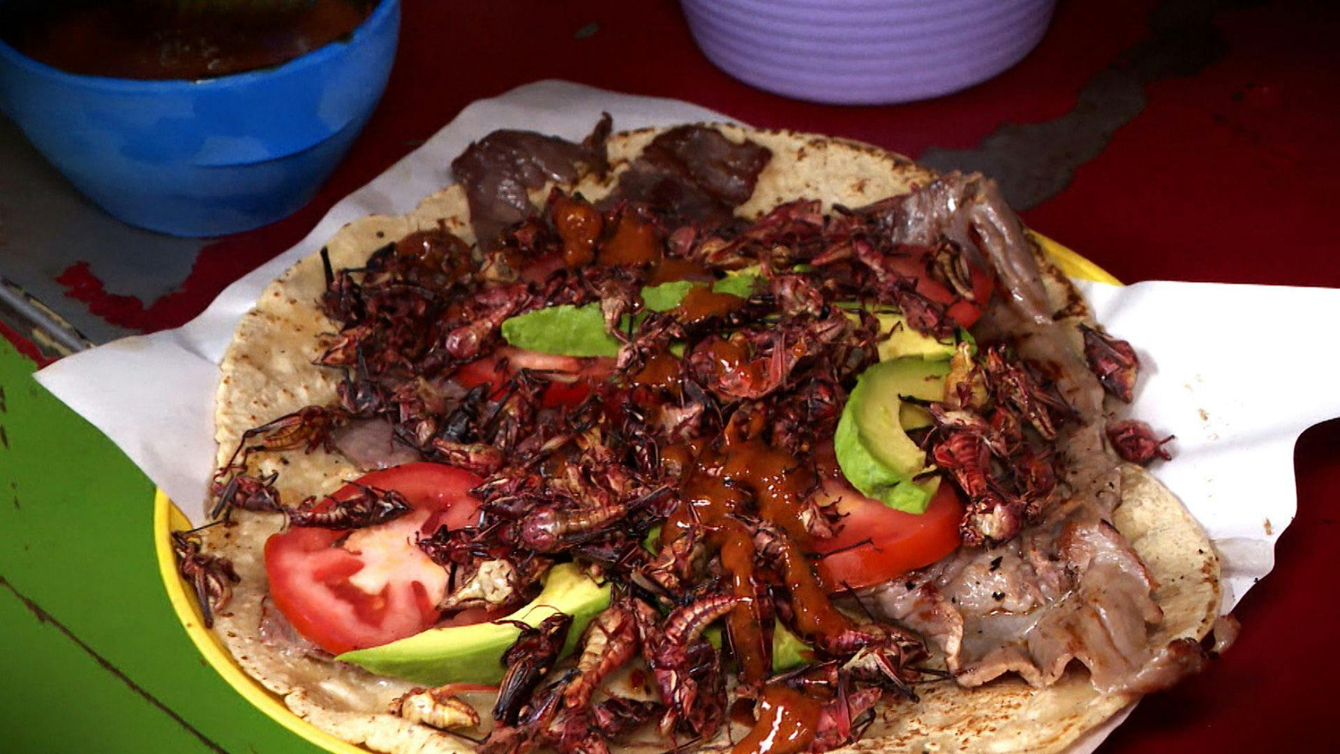 Rahmar Villegas visita los Tacos Grandes del Mercado de Tepotzotlán 