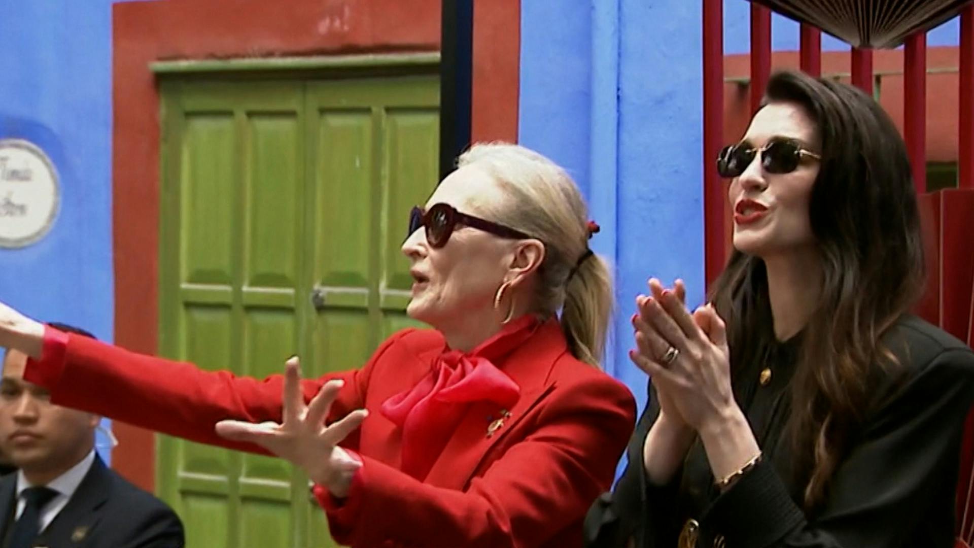 Así se vivió la visita de Anne Hathaway y Meryl Streep a la Ciudad de México