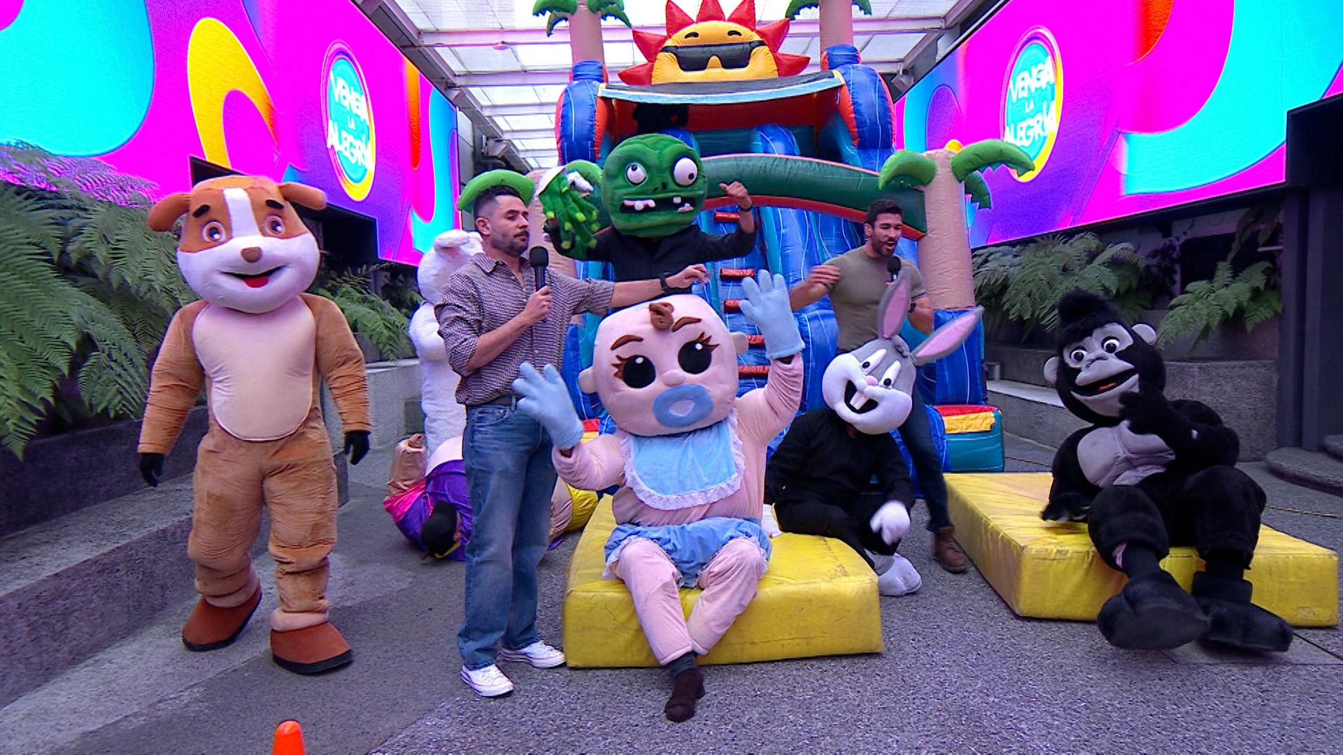 Carrera de botargas: ¿Quién superará los obstáculos?