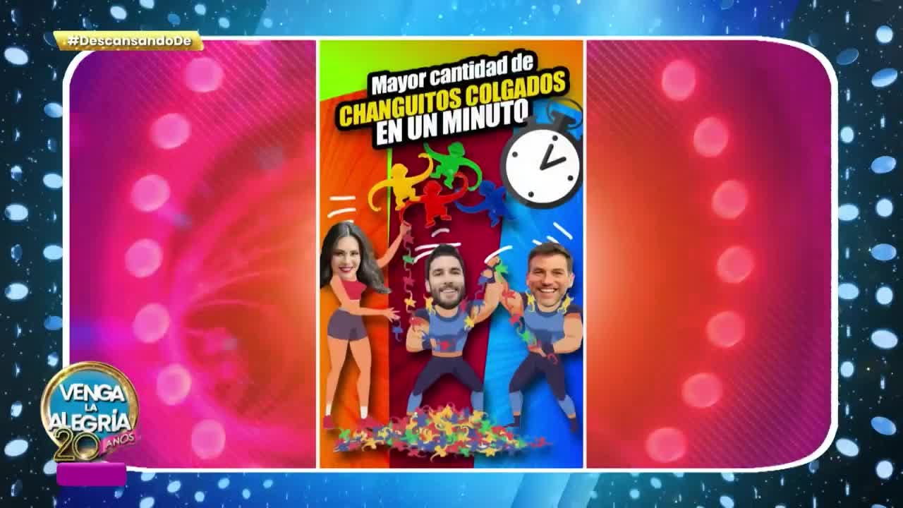 Los Récords de VLA: ¿alguien podrá igualar el impresionante récord de Tábata Jalil en el juego de changuitos colgantes?