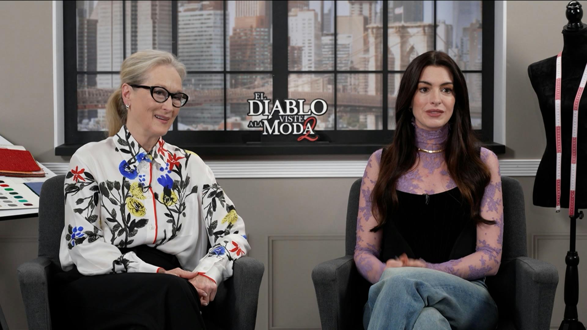 ¡Exclusiva! Meryl Streep y Anne Hathaway confiesan su amor por México promocionando El diablo viste a la moda 2