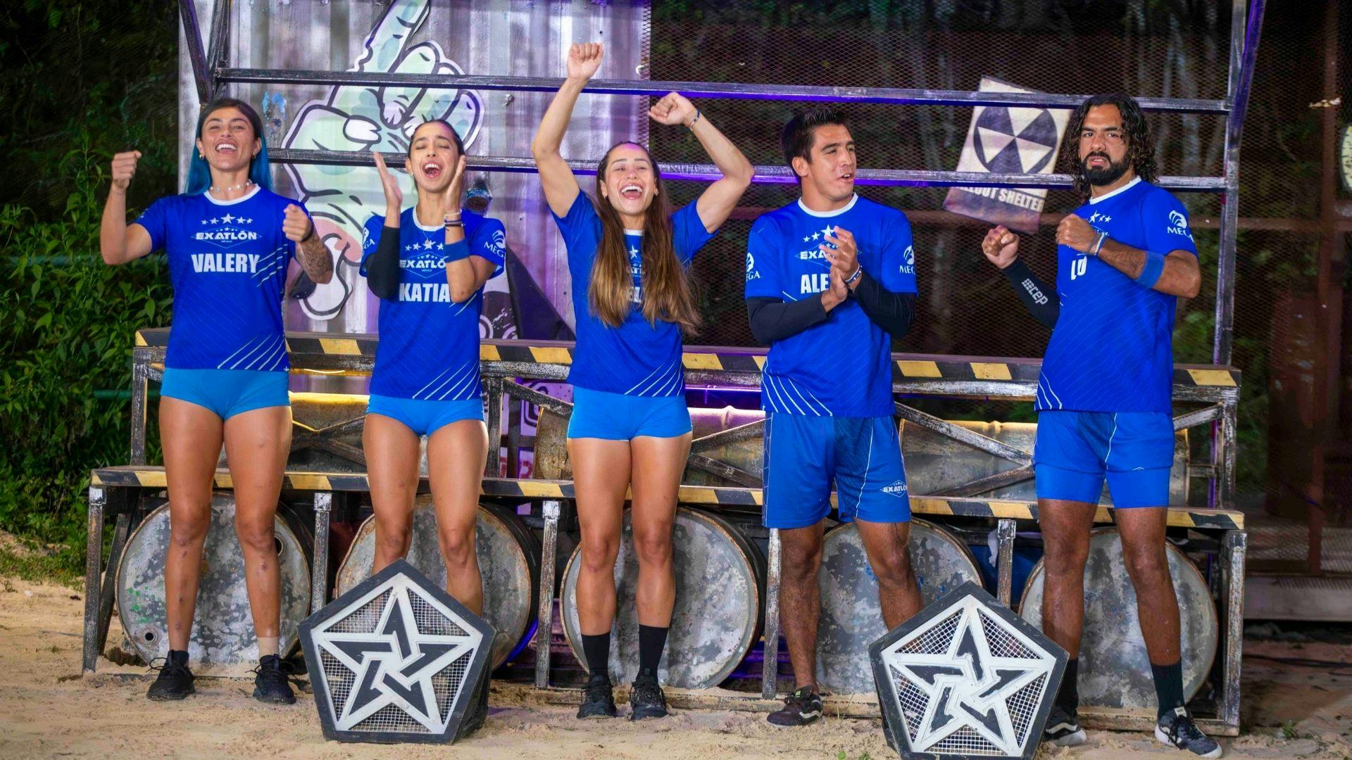 Exatlón México | Mejores Momentos | ¡Dominio Azul! Evelyn y Leo celebran y llega el momento más emotivo a la escuadra Azul en videollamadas con sus familias