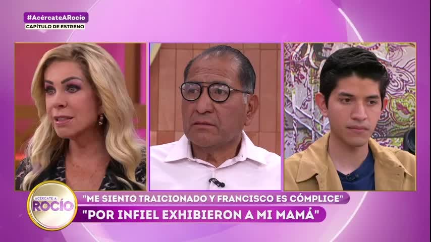“Francisco me decepcionó al ocultarme que su mamá anda con otro”, reclama Melquiades en Acércate a Rocío