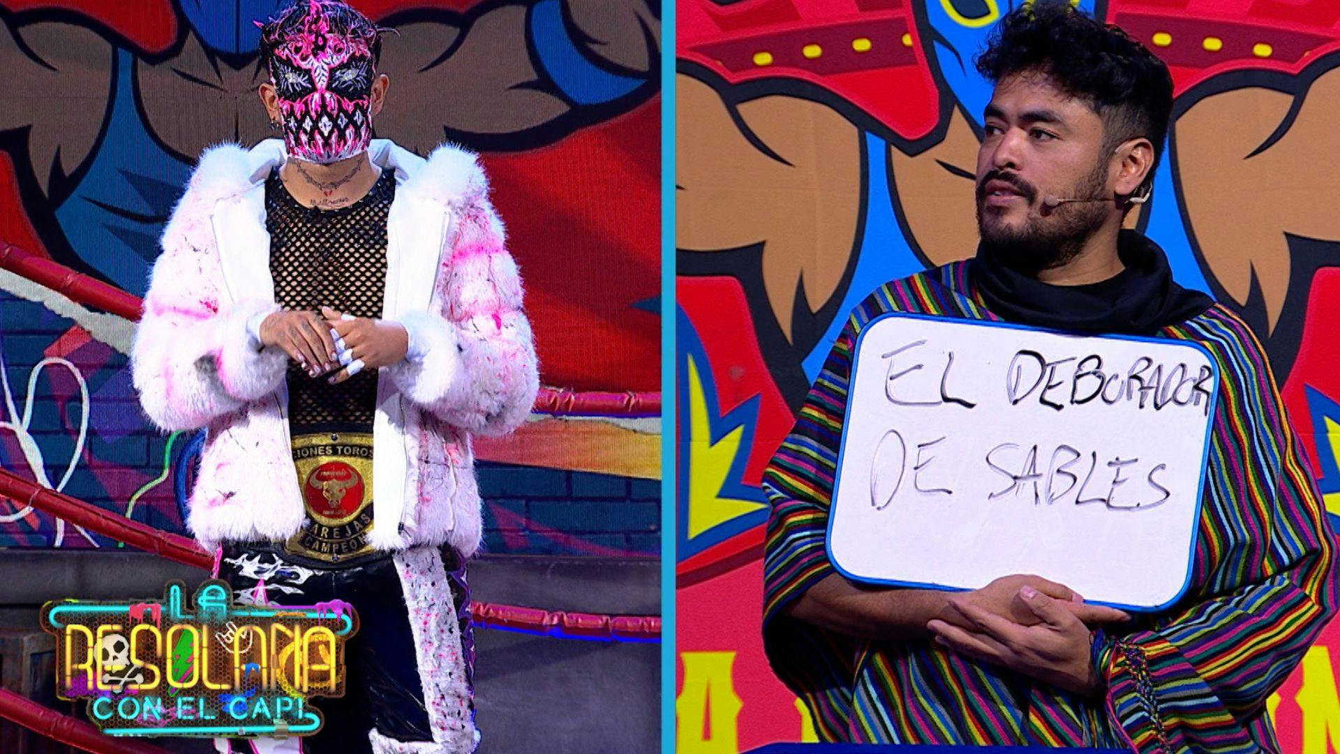La Resolana | El Capi Pérez tuvo a grandes invitados para que jugarán la dinámica de: “Adivina el nombre real del luchador de la muerte”