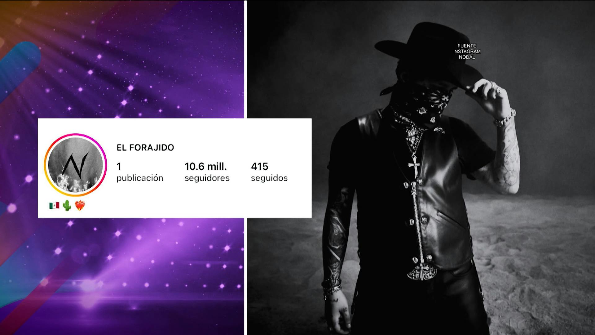 Primeras imágenes de Christian Nodal con su nueva imagen y marca