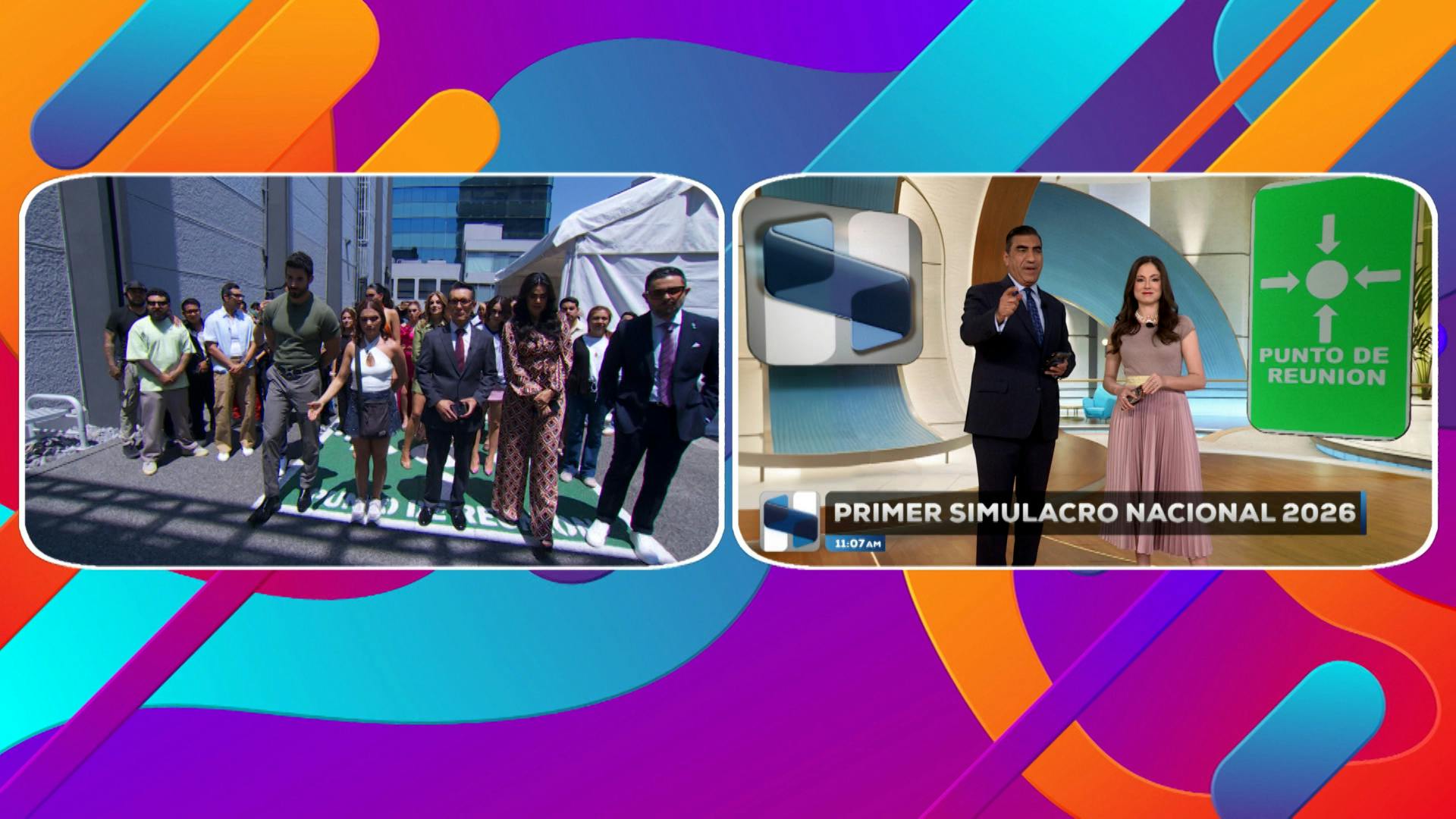 Así fue el simulacro EN VIVO en Venga La Alegría hoy 6 de mayo 
