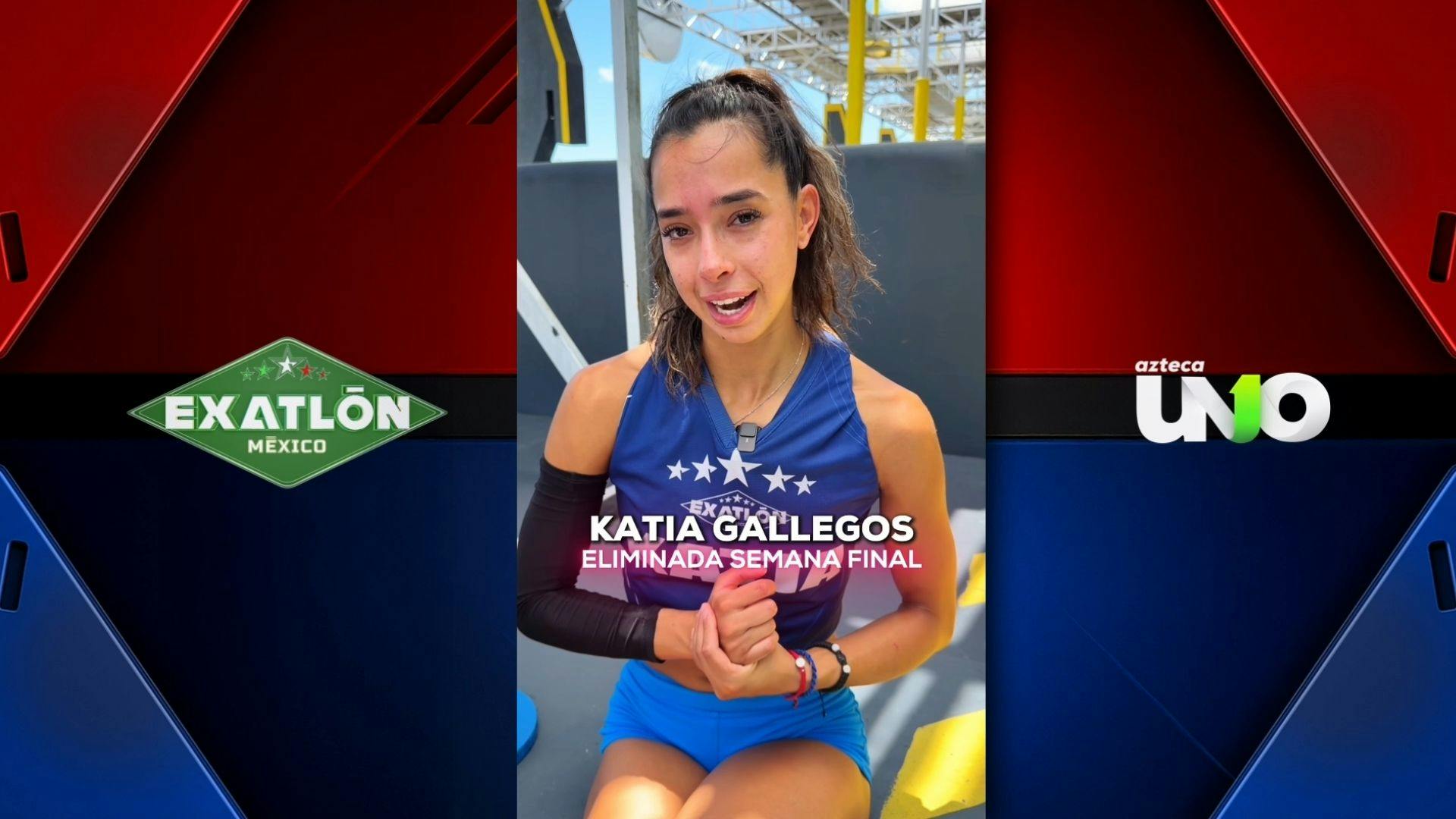 La emotiva despedida de Katia, la eliminada antes de la gran final de Exatlón México 