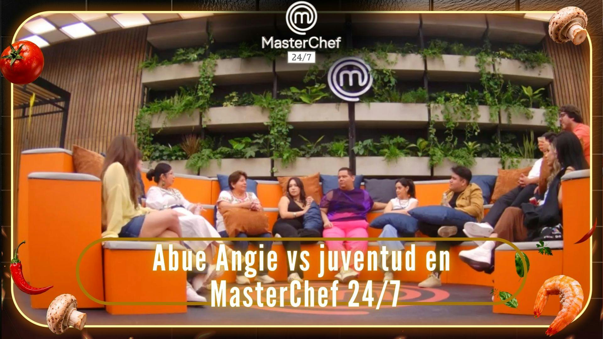 Abue Angie y Ale Castellanos se presentan y muestran dos generaciones en MasterChef 24/7