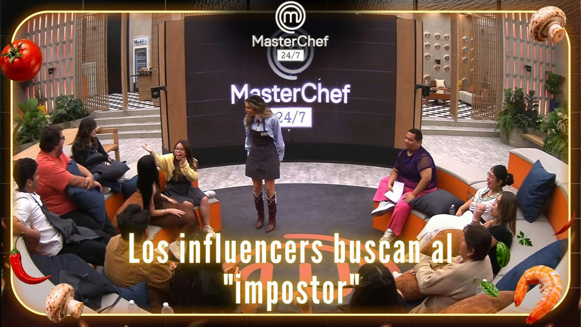 Los influencers buscan al “impostor” en MasterChef 24/7 (VIDEO)