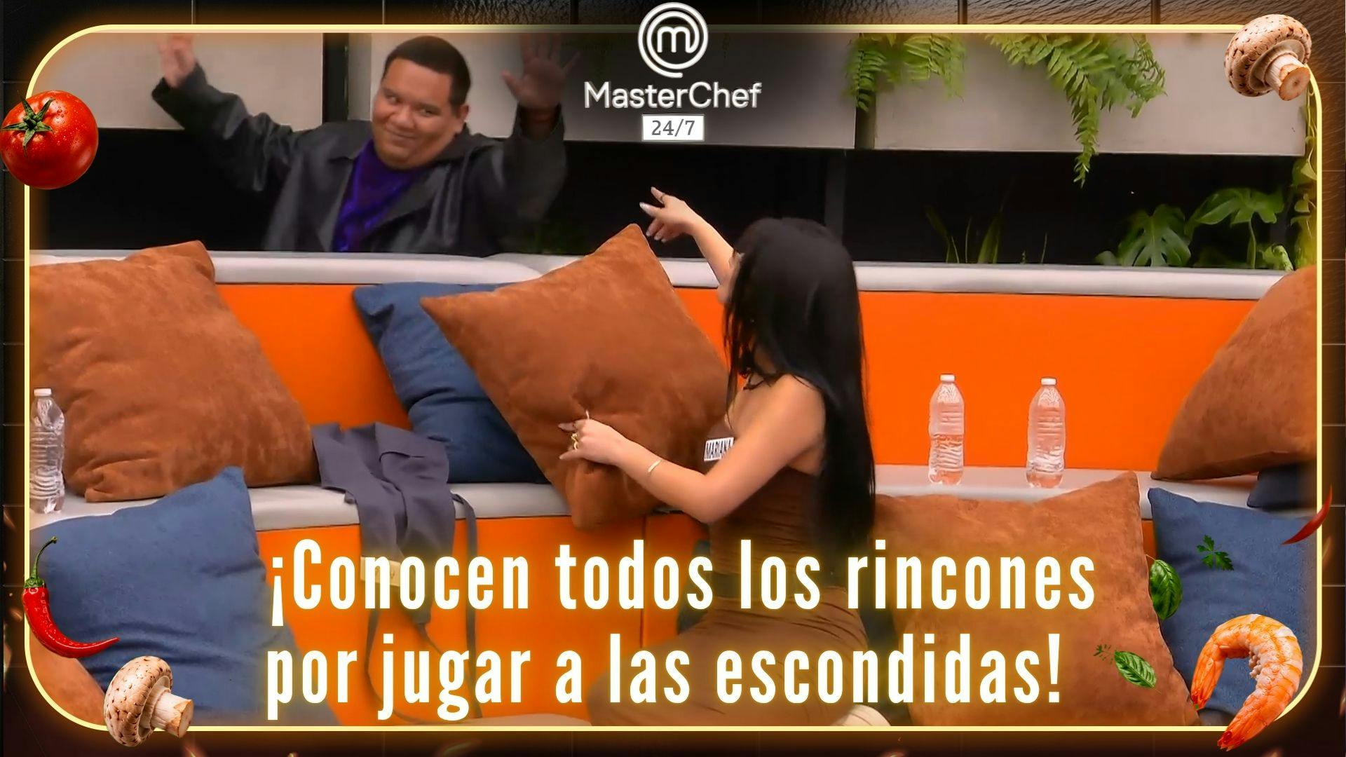 ¡Aprovecharon para conocer todos los rincones! Los creadores jugaron a las escondidas en MasterChef 24/7 (VIDEO)