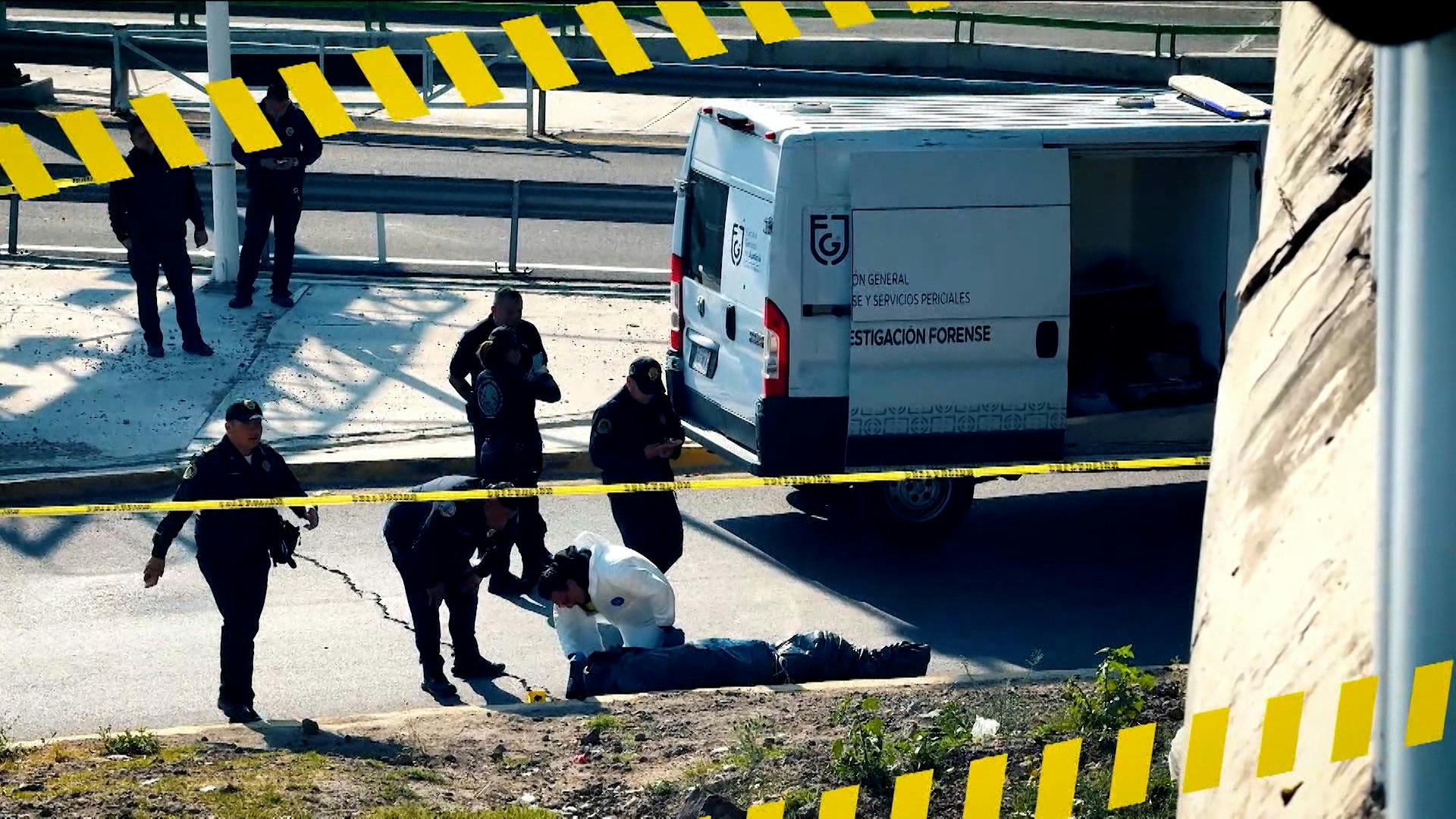 El Diablo Becerril reporta sobre el hallazgo de un cuerpo en bolsas en los límites de la CDMX y Edomex
