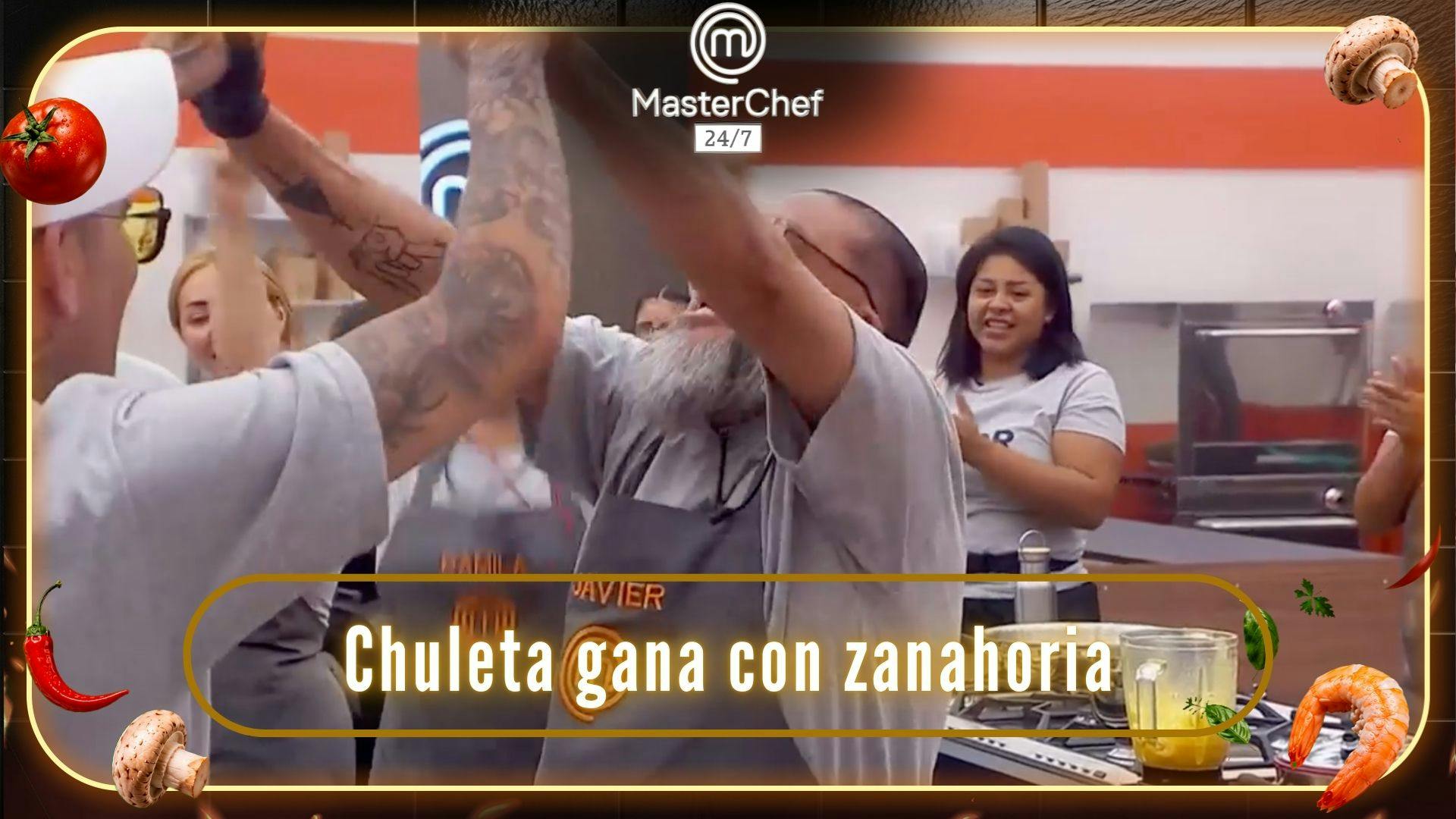  Javier “Chuleta” gana el reto del sabotaje en MasterChef 24/7