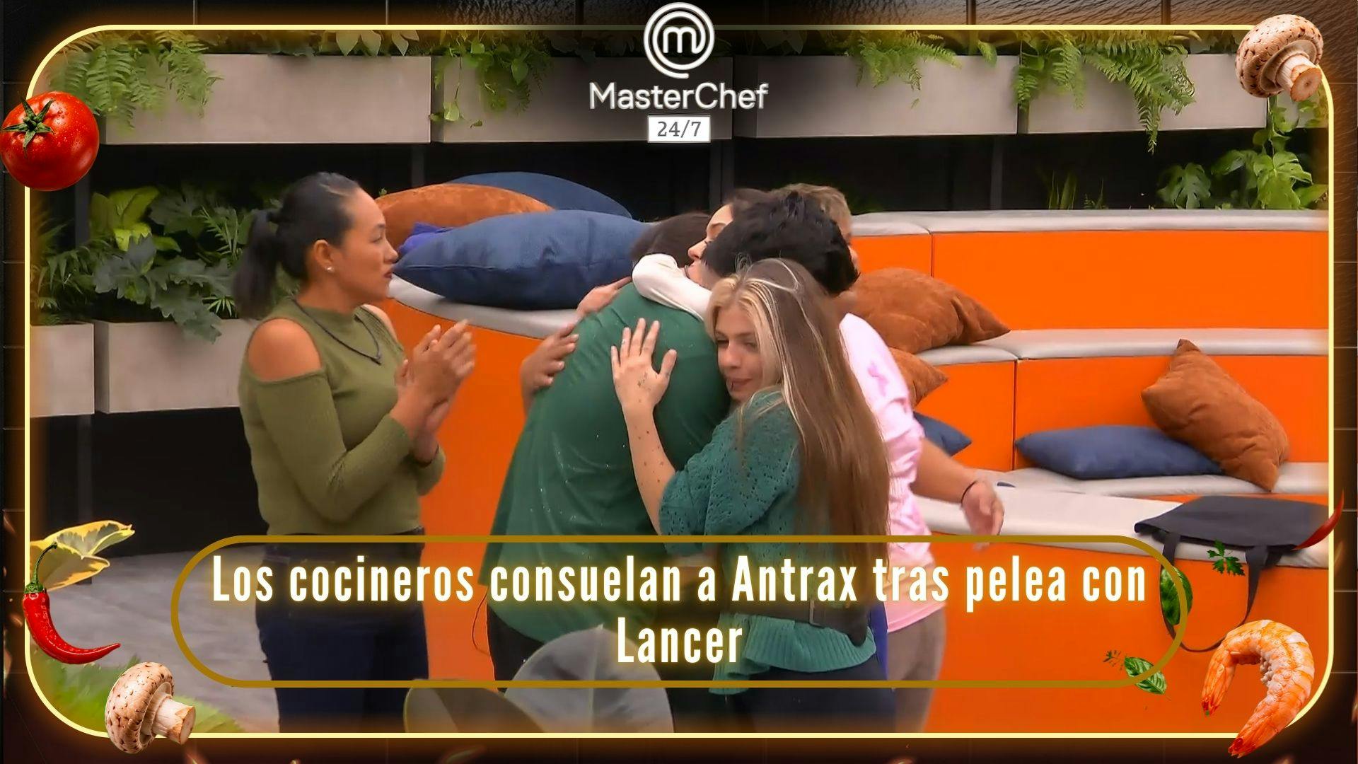 Los cocineros consuelan a Antrax tras la fuerte pelea con Lancer (VIDEO)