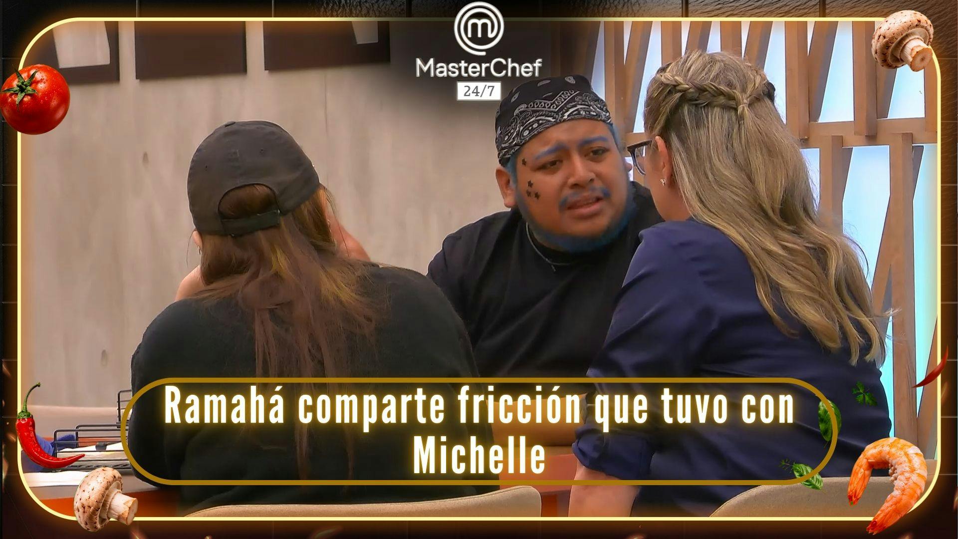 Ramahá comparte fricción que tuvo con Michelle en la batalla por equipos: “Hay cosas que dice que no me caen bien” (VIDEO)