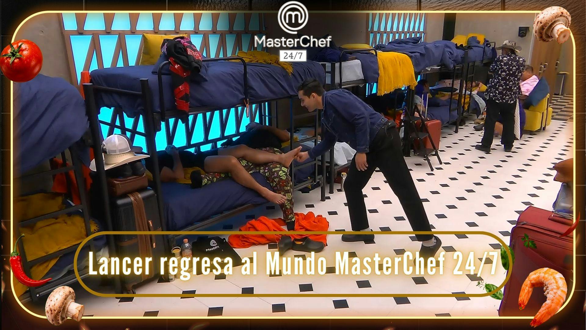 Tras la pelea con Antrax y haber compartido su intención de salir, Lancer vuelve al Mundo MasterChef 24/7 (VIDEO)