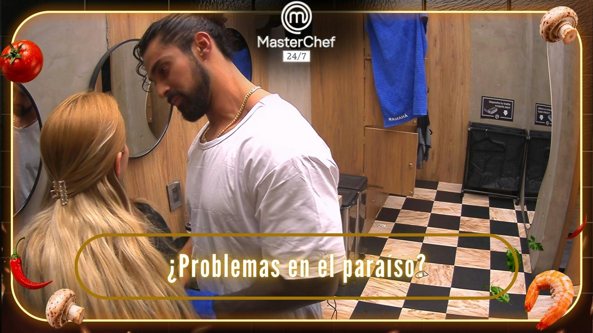 ¿Problemas en el paraíso? Ixdit se molesta con Emmanuel en MasterChef 24/7: “Te voy a decir las cosas reales” (VIDEO)