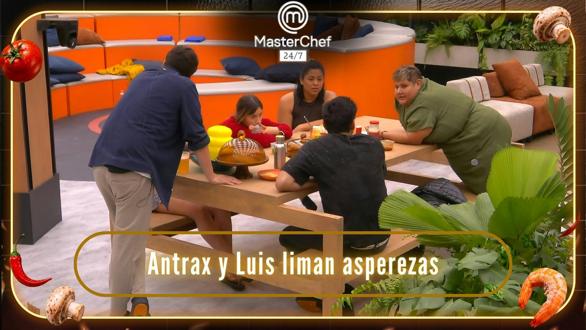 Antrax y Luis liman asperezas tras su desempeño en el reto con la langosta (VIDEO)