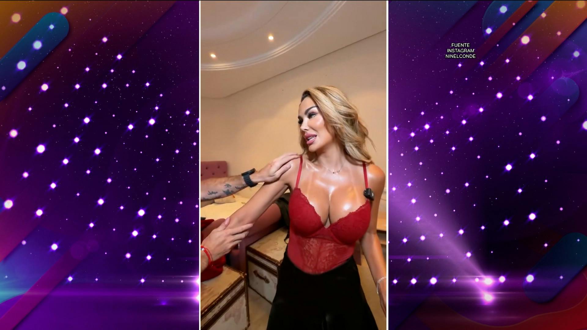 ¡Mano, árbitro! Ninel Conde reaccionó cuando su asistente la frotaba ‘de más’