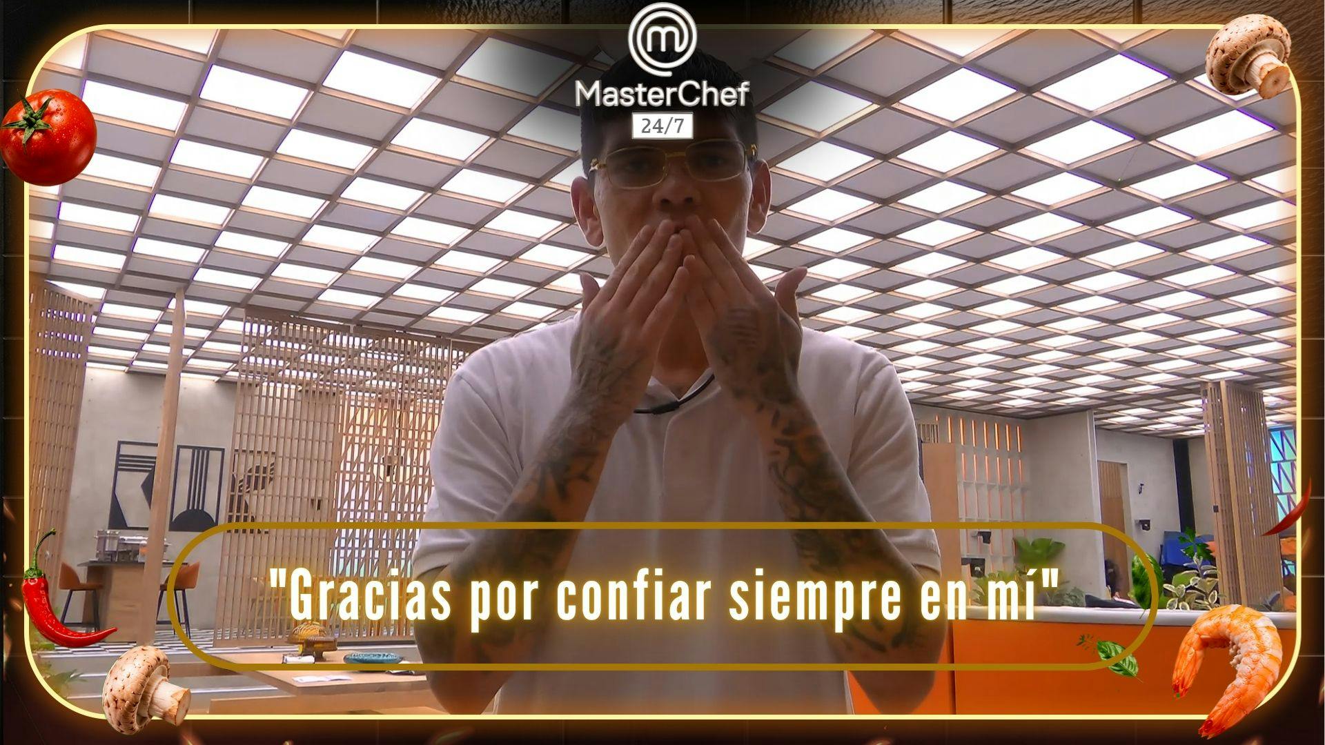 Diego usa las cámaras de MasterChef 24/7 para mandarle un tierno mensaje a su mamá: “Gracias por confiar siempre en mí" (VIDEO)