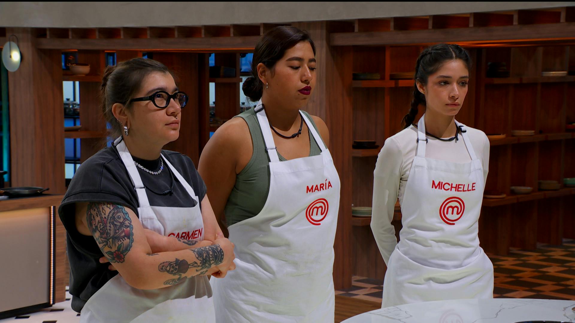 Chefs califican los platos del Reto entre Carmen, María y Michelle con una gran sorpresa: Dos se van con Delantal Negro