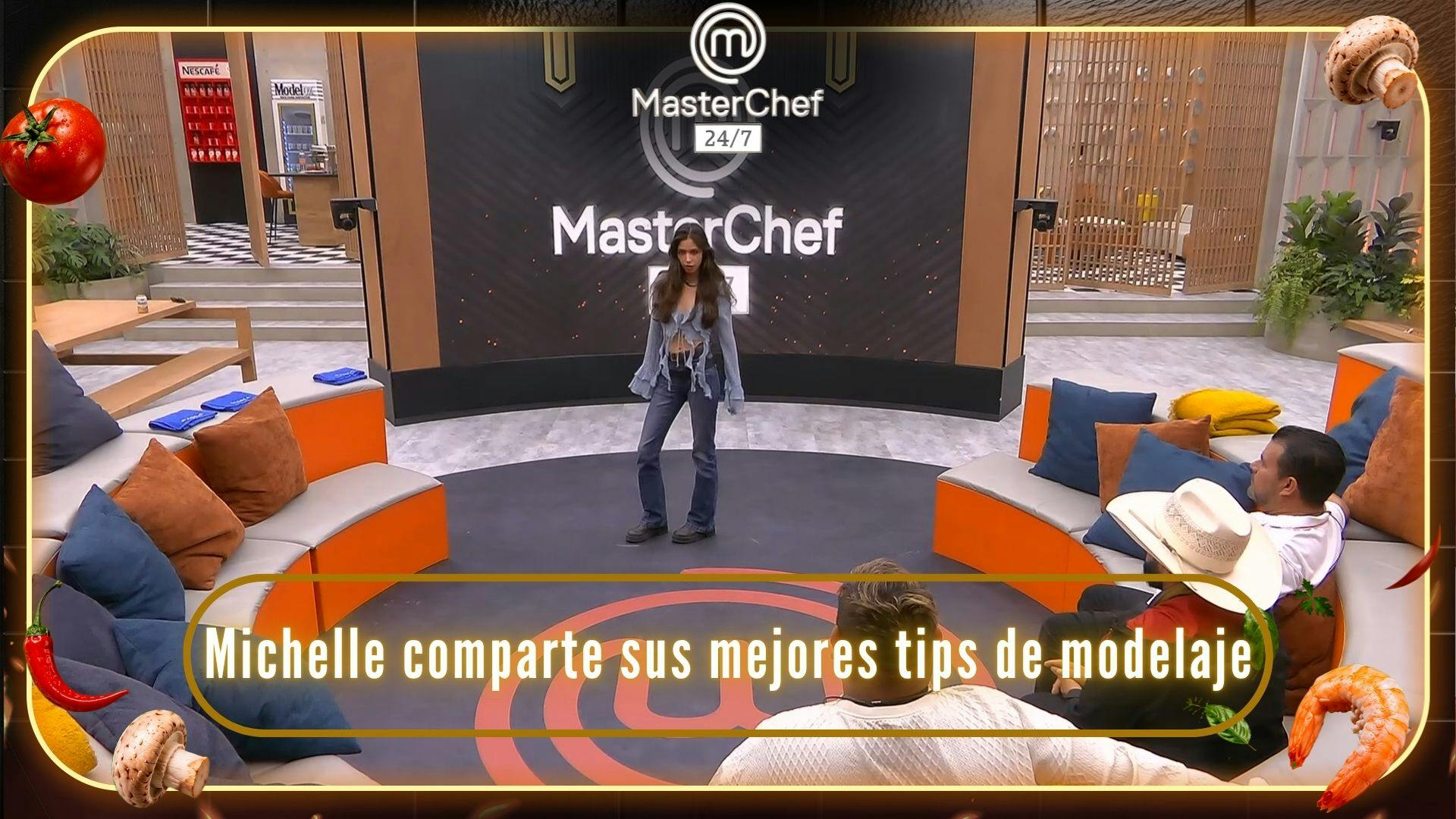 ¡De pasarela! Michelle comparte sus mejores tips de modelaje en MasterChef 24/7 (VIDEO)