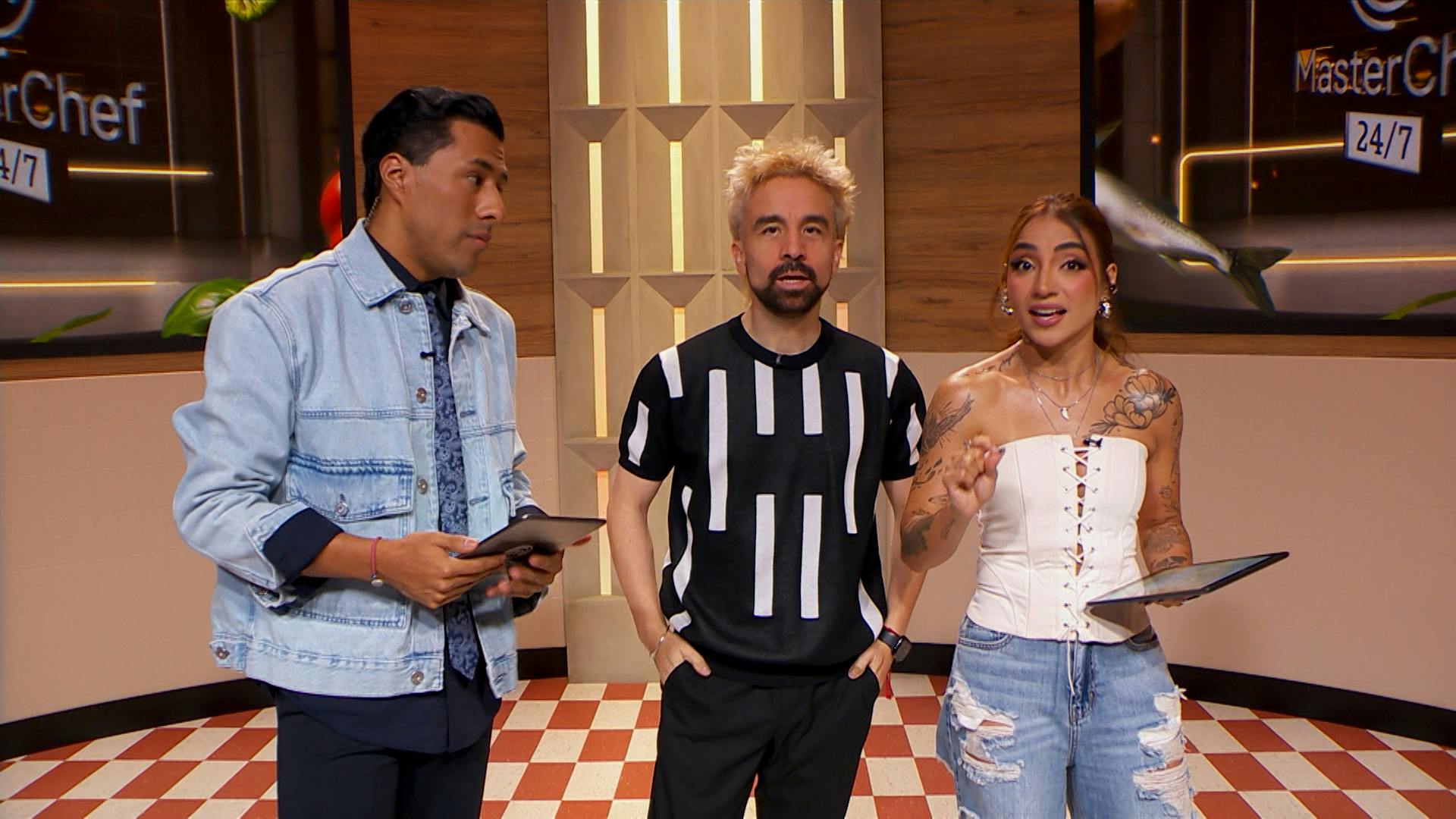 PreShow | Leslie y Antonio fueron acompañados por Chiken e hicieron un repaso de los últimos momentos tensos de MasterChef 24/7 en el PreShow de este miércoles