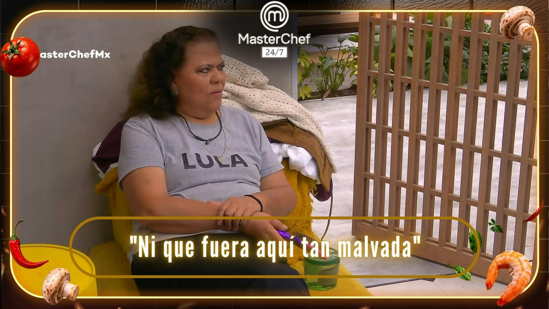 Lula le pone un alto al apodo que le pusieron en MasterChef 24/7: “Ni que fuera aquí tan malvada”