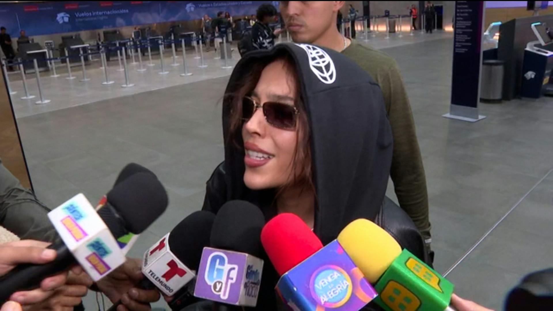 Danna reacciona a la situación de Kenia Os y Peso Pluma: “No he hablado con ella”
