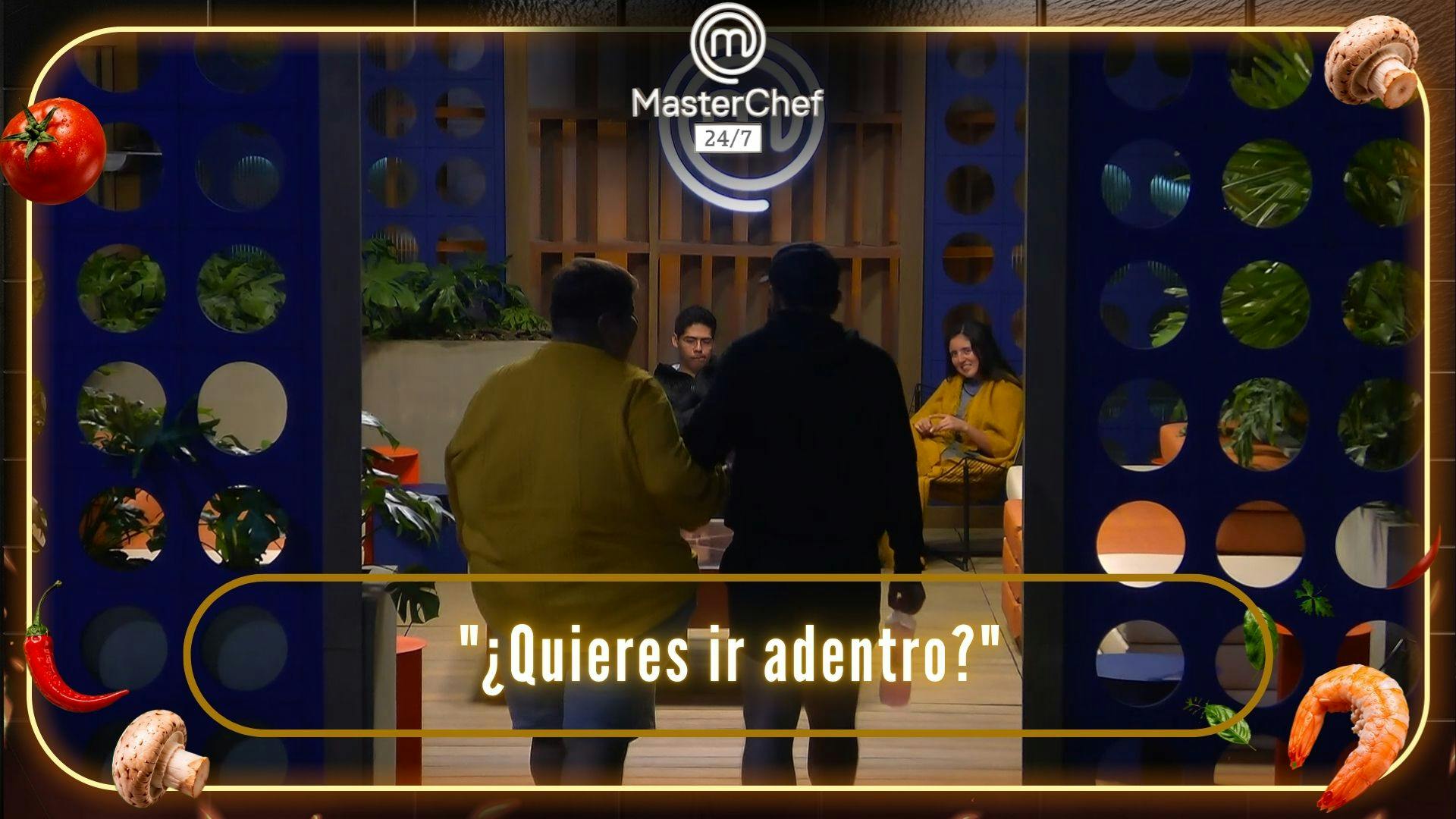 Antrax se retira de la terraza de MasterChef 24/7 ante la llegada de Luis: "¿Quieres ir adentro?” (VIDEO)