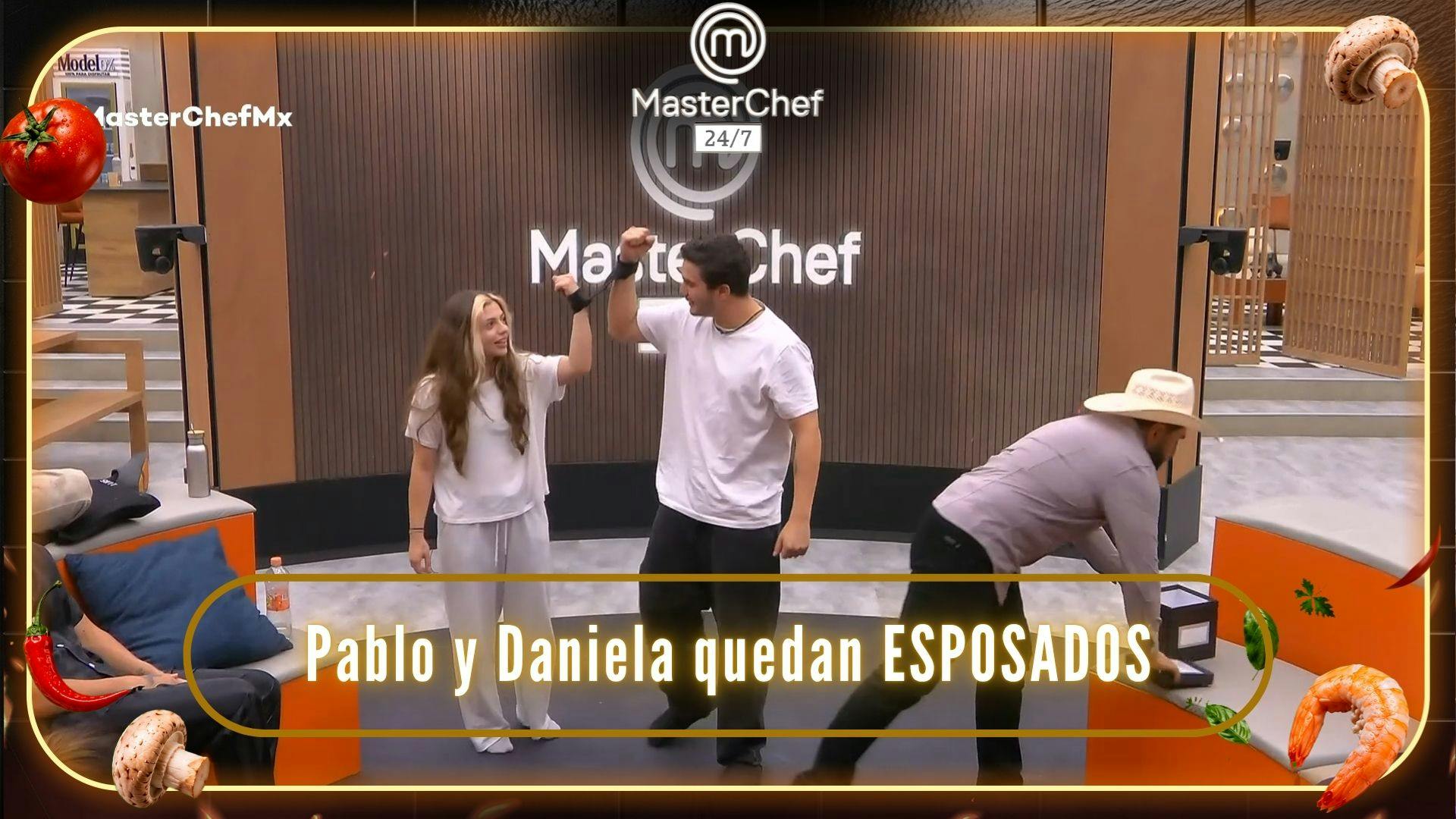 Tras perder sus duelos, Pablo y Daniela quedan ESPOSADOS en el Mundo MasterChef (VIDEO)