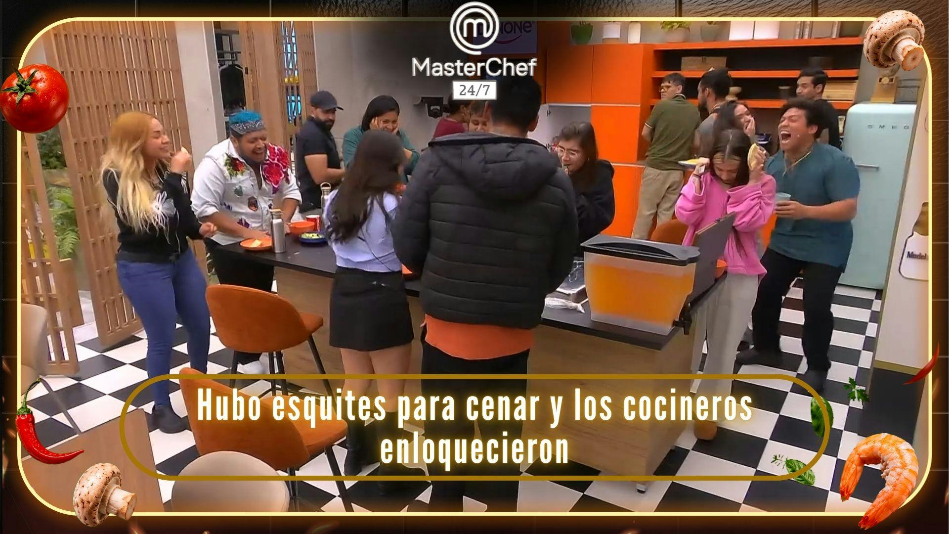 ¡Lo perdieron! Hubo esquites para cenar en MasterChef 24/7 y los cocineros enloquecieron (VIDEO)