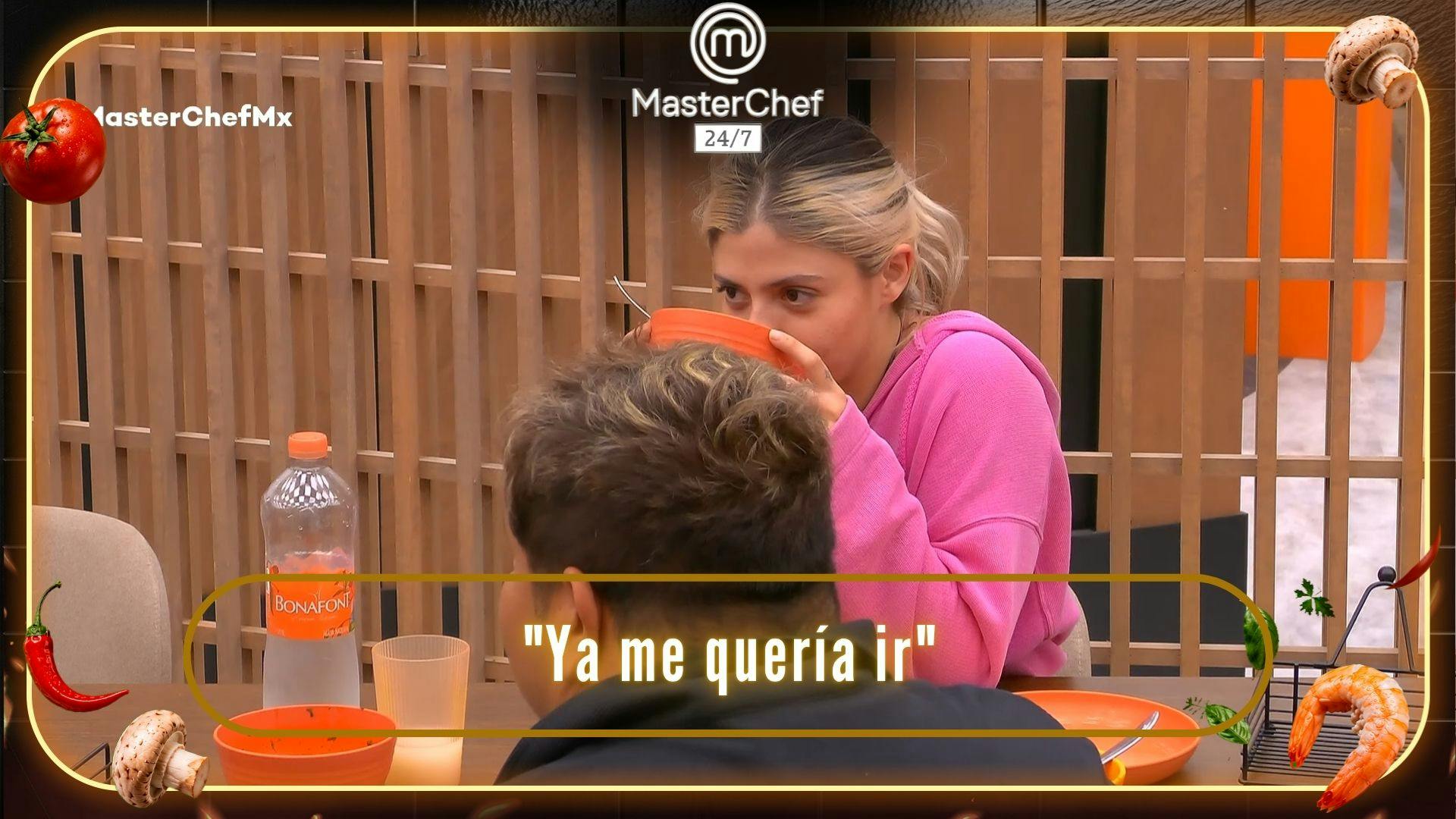 “Ya me quería ir": Daniela confiesa que buscaba salir de MasterChef 24/7 (VIDEO)