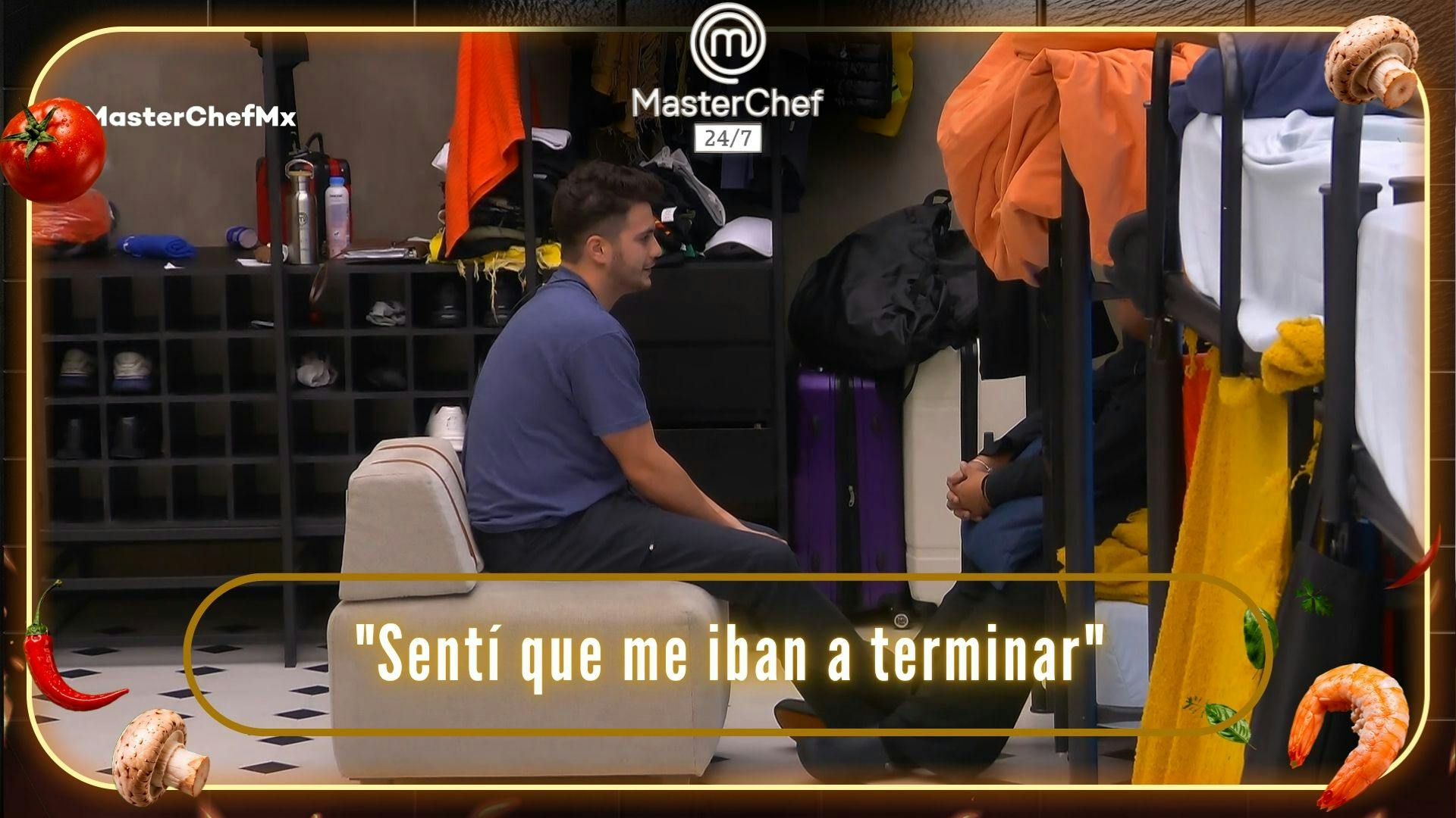 “Sentí que me iban a terminar": Pablo se sincera con Luis sobre la visita de Marianela a MasterChef 24/7 (VIDEO)