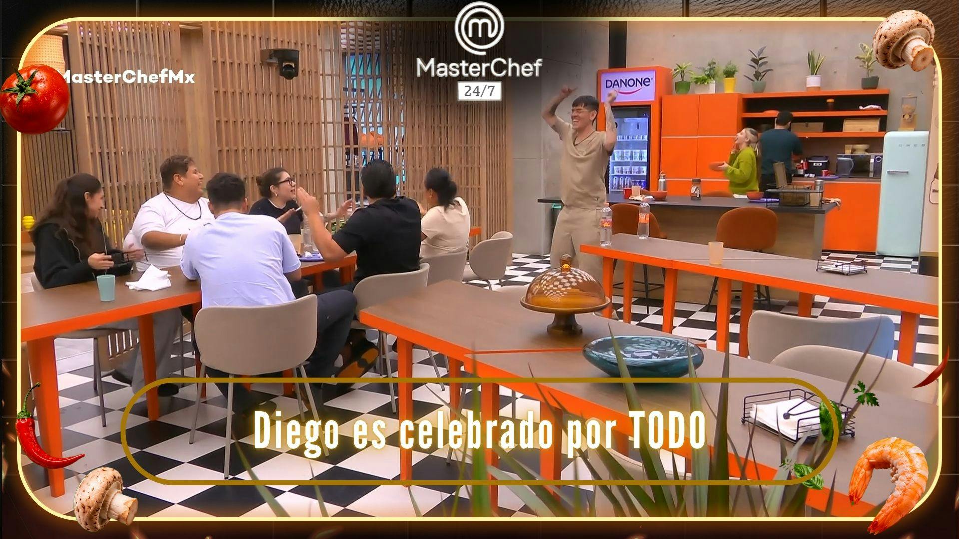 El nuevo portador del Pin del Chef es celebrado por TODO en MasterChef 24/7: “Diego encontró mi pluma” (VIDEO)