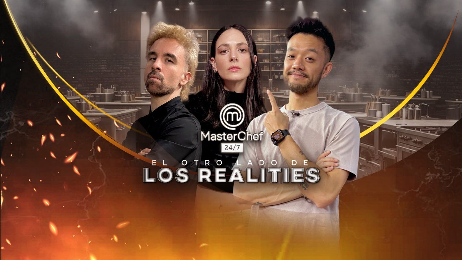 Ismael Zhu se sumó a Chiken y Duggan en esta edición de El Otro lado de los Realities para comentar sobre MasterChef 24/7