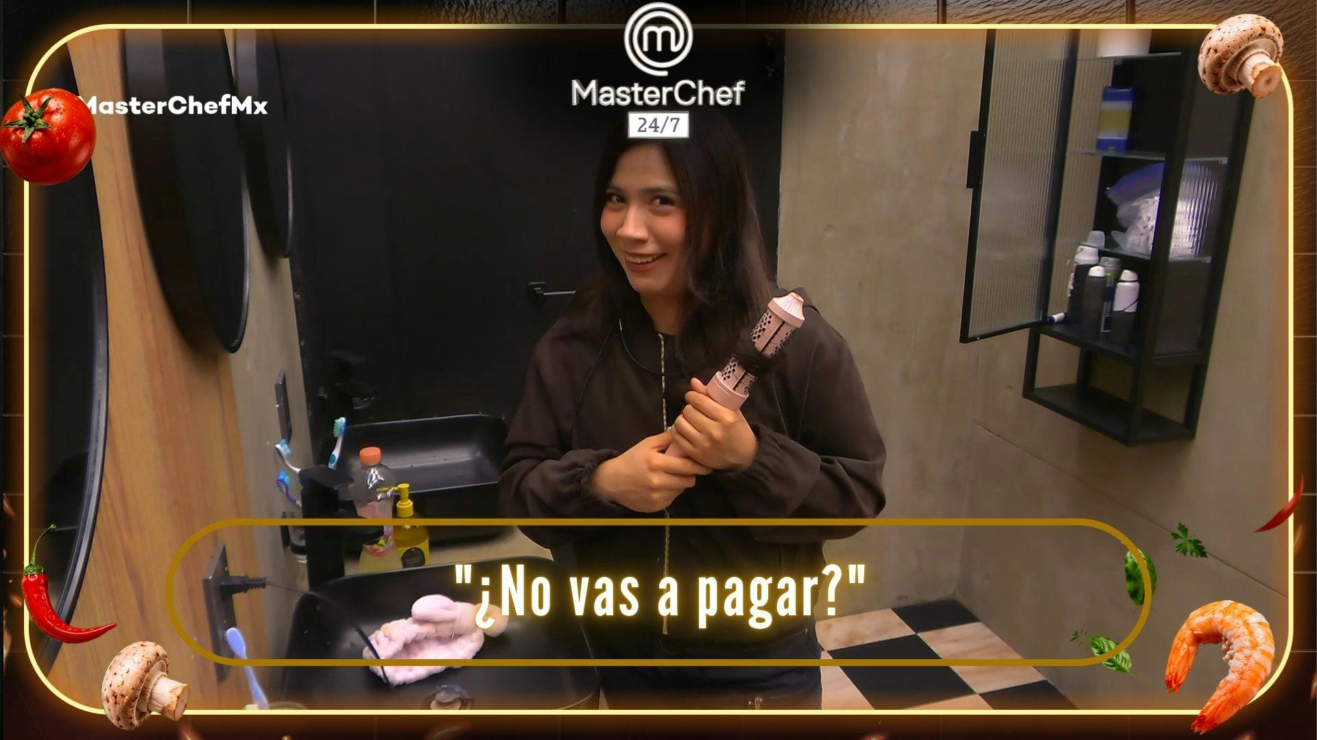 "¿No vas a pagar?": Camila recuerda en MasterChef 24/7 una accidentada cita en el cine (VIDEO)