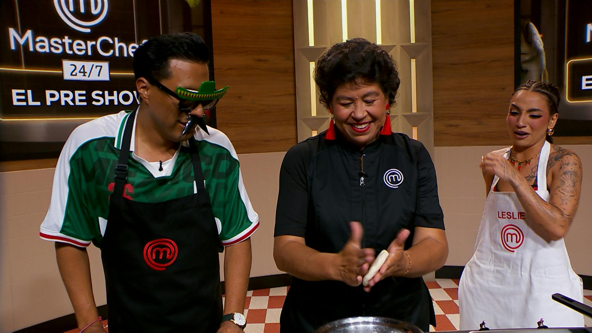 La Chef Isabel Carvajal se sumó a Leslie y Antonio en el PreShow de MasterChef 24/7