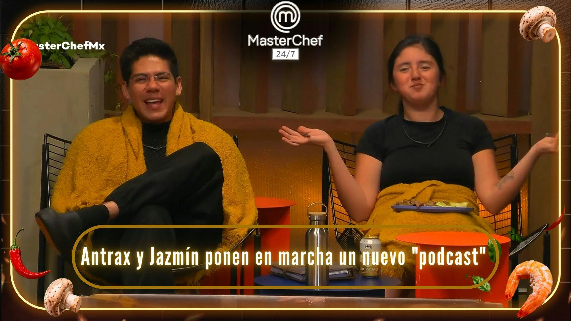 Antrax y Jazmín ponen en marcha un nuevo “podcast” en MasterChef 24/7 (VIDEO)
