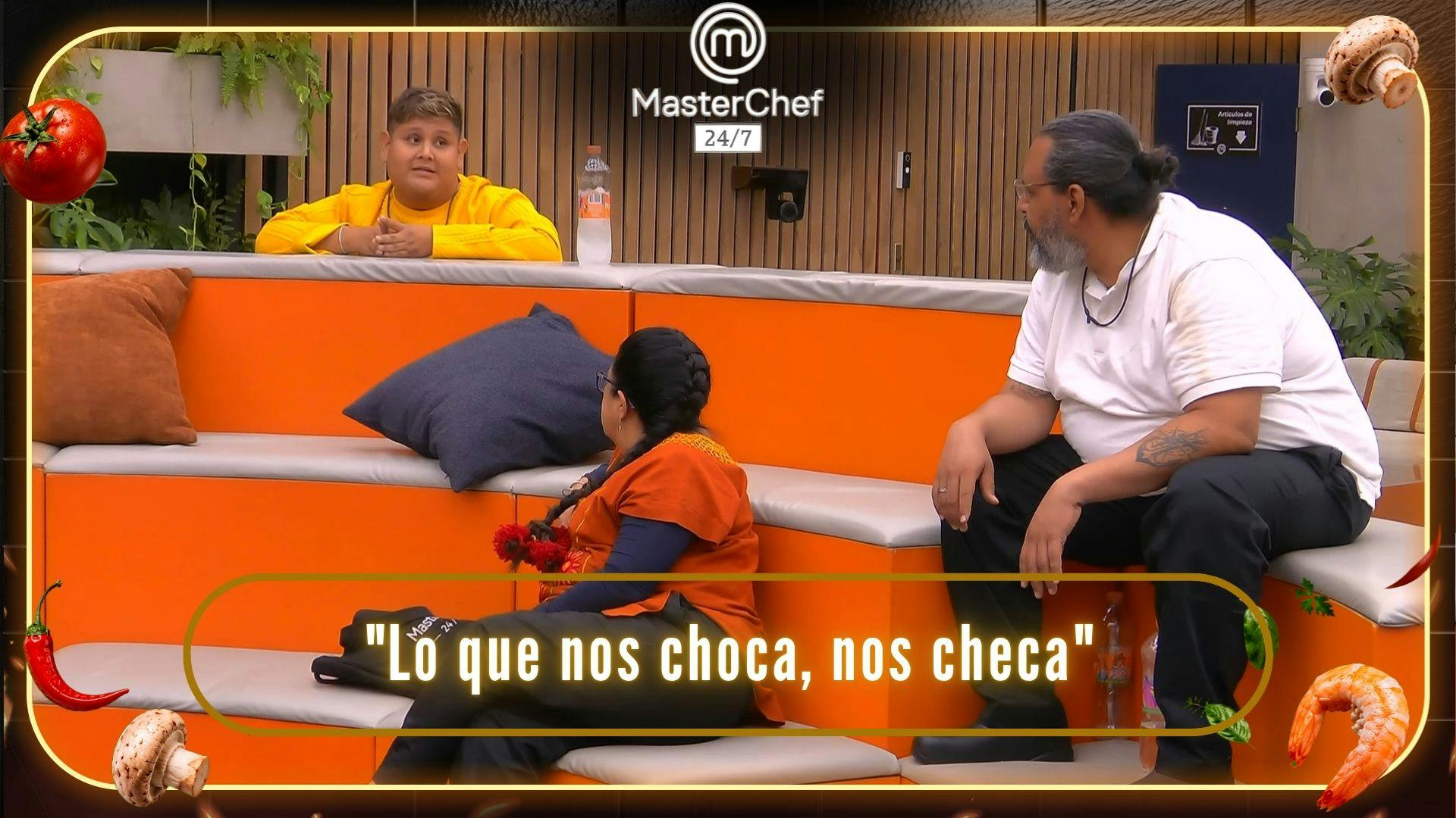 “Lo que nos choca, nos checa": Luis encara a Ismael en MasterChef 24/7 tras la gala de beneficios y castigos (VIDEO)