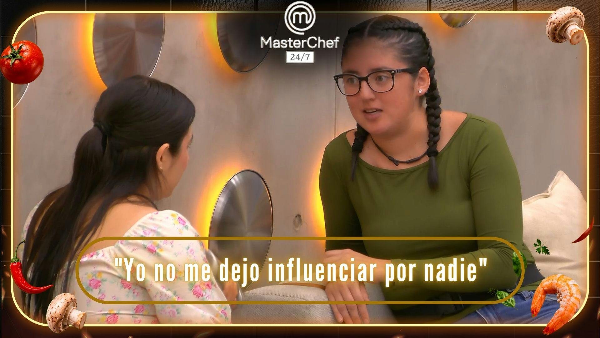 Camila y Jazmín analizan el altercado que sostuvieron Antrax y Claudia en MasterChef 24/7: “Yo no me dejo influenciar por nadie” (VIDEO)