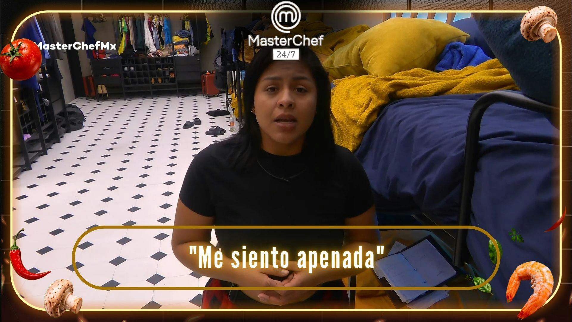 “Me siento apenada": Flor admite que se merece el delantal negro que recibió en MasterChef 24/7 (VIDEO)